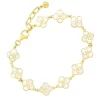 All Over Petal Sterling Bracelet