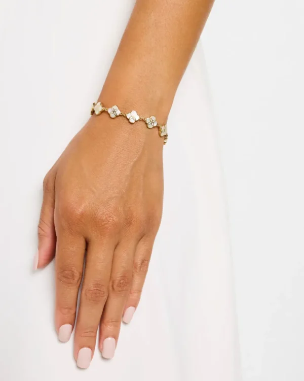 All Over Petal Sterling Bracelet