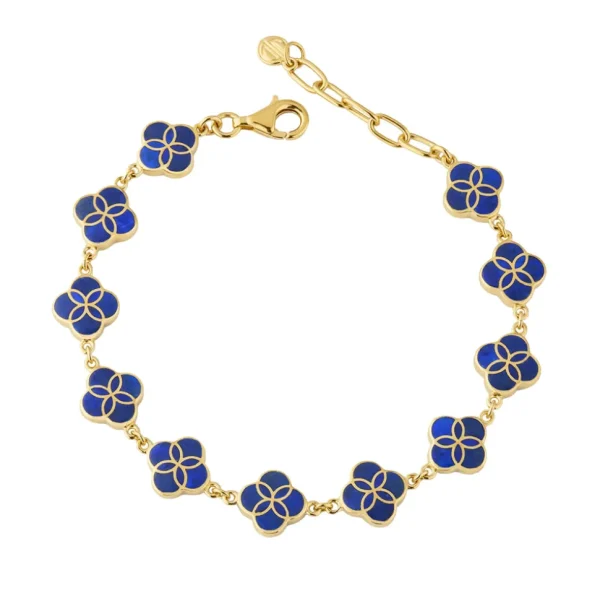 All Over Petal Sterling Bracelet