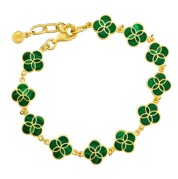 All Over Petal Sterling Bracelet
