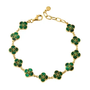 All Over Petal Sterling Bracelet