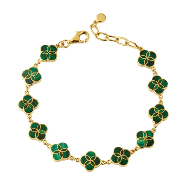All Over Petal Sterling Bracelet