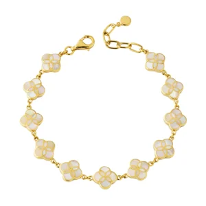 All Over Petal Sterling Bracelet