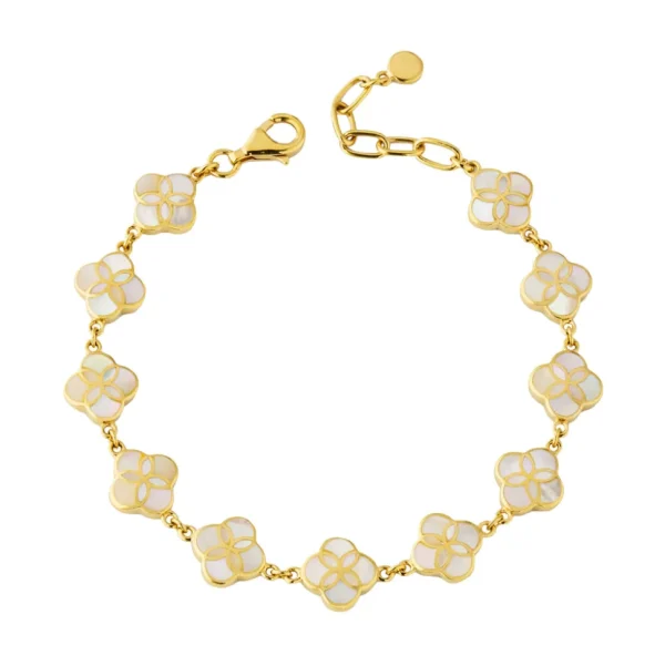 All Over Petal Sterling Bracelet