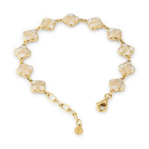 All Over Petal Sterling Bracelet