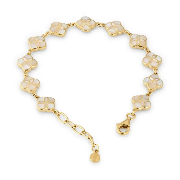 All Over Petal Sterling Bracelet