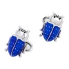 Beetle Spotted Sterling Cufflinks