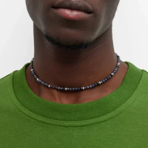 Blue Sapphire Beaded Necklace