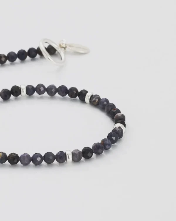 Blue Sapphire Beaded Necklace