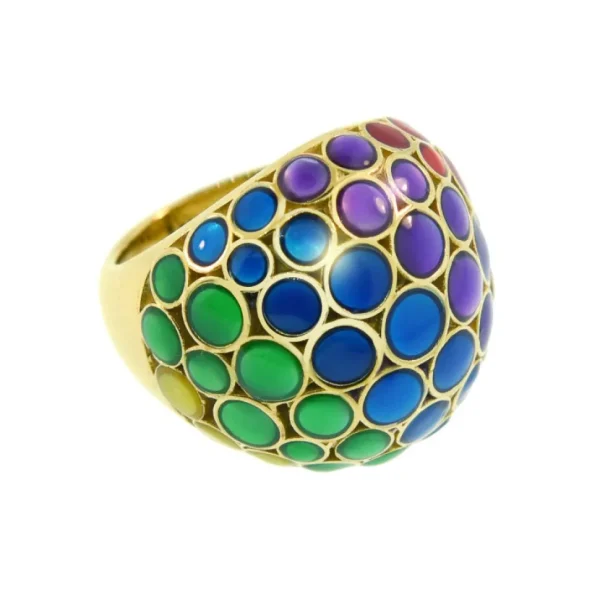 Bubble Mother of Pearl Ring