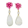 Buenos Aires 18K Gold One of a Kind Gemstone Earrings