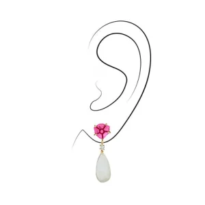 Buenos Aires 18K Gold One of a Kind Gemstone Earrings
