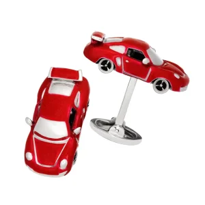 Car Sports Sterling Cufflinks