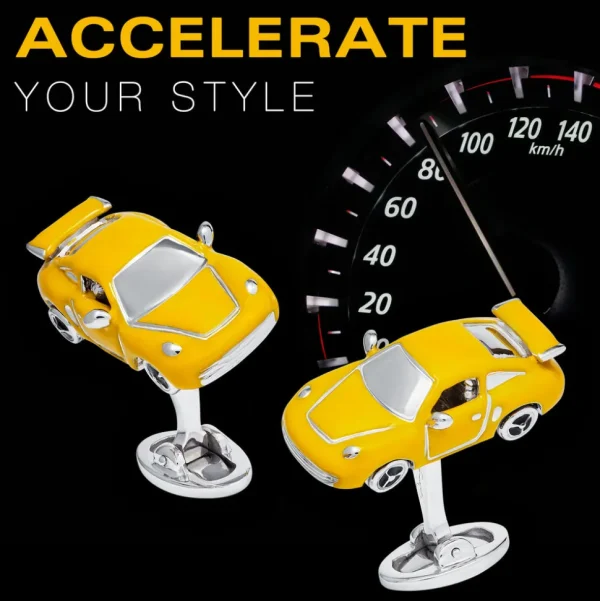 Car Sterling Sport Cufflinks