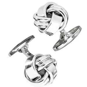 Classic Knot Sterling Cufflinks