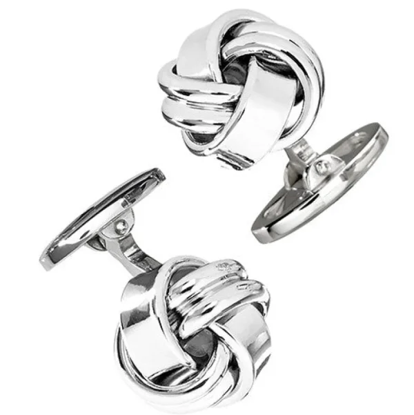 Classic Knot Sterling Cufflinks