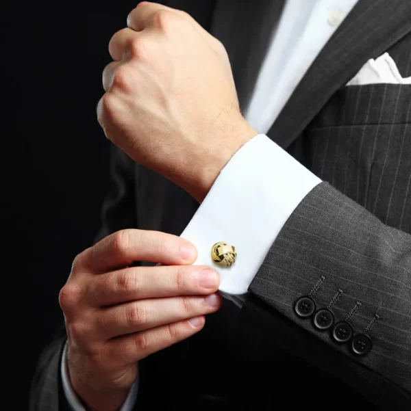 Classic Knot Sterling Cufflinks