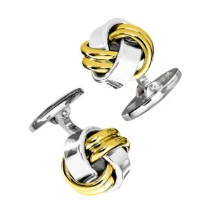 Classic Knot Sterling Cufflinks