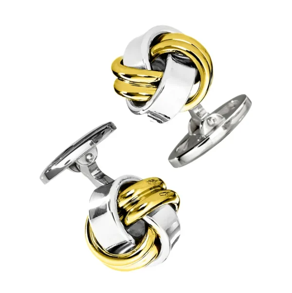Classic Knot Sterling Cufflinks