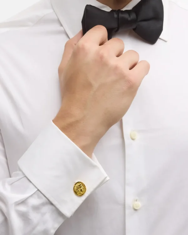 Coin 18K Gold Vermeil Cufflinks