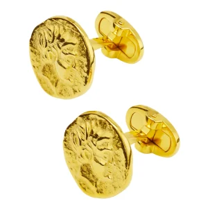 Coin 18K Gold Vermeil Cufflinks