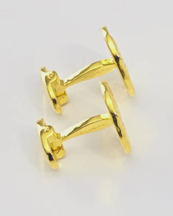 Coin 18K Gold Vermeil Cufflinks