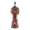 Corvette Fordite Sterling Silver Pendant I Jan Leslie