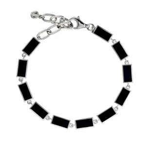 Dash Collection Gemstone Bracelet Sterling Silver