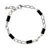 Dash Collection Gemstone Bracelet Sterling Silver