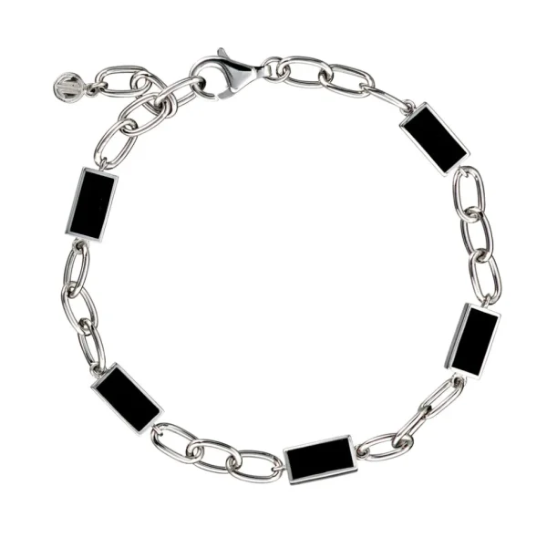 Dash Collection Gemstone Bracelet Sterling Silver