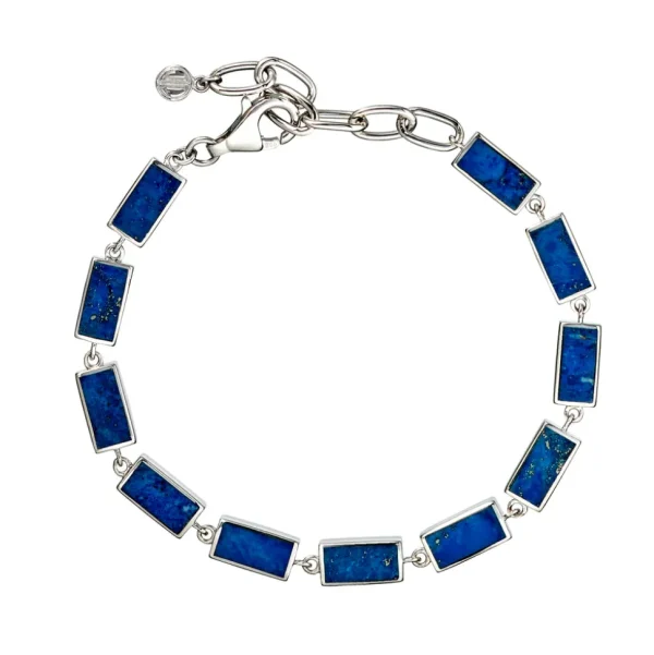Dash Collection Gemstone Bracelet Sterling Silver