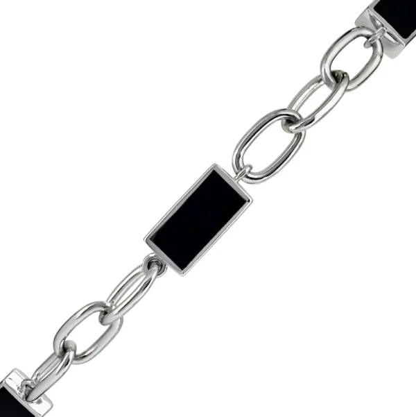 Dash Collection Gemstone Bracelet Sterling Silver