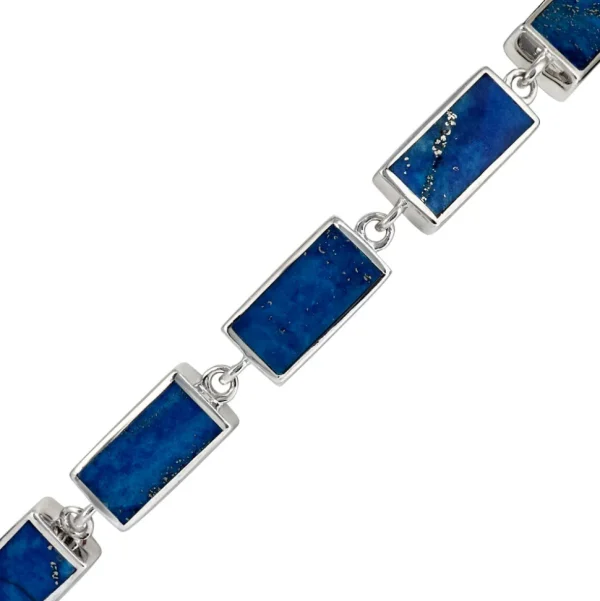 Dash Collection Gemstone Bracelet Sterling Silver