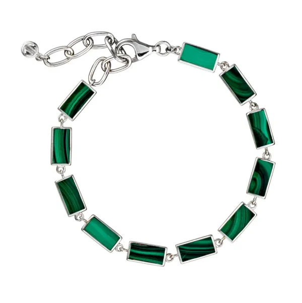 Dash Collection Gemstone Bracelet Sterling Silver