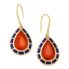 Dash Gemstone Gold Vermeil Sterling Teardrop Earrings