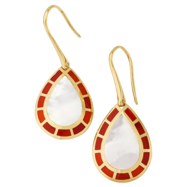 Dash Gemstone Gold Vermeil Sterling Teardrop Earrings