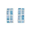 Dash Gemstone Sterling Silver Huggie Earrings