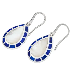 Dash Mother of Pearl Sterling Earrings