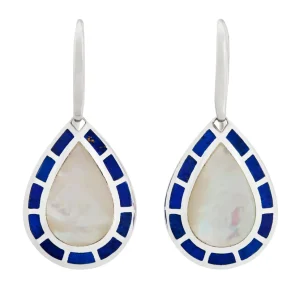Dash Mother of Pearl Sterling Earrings