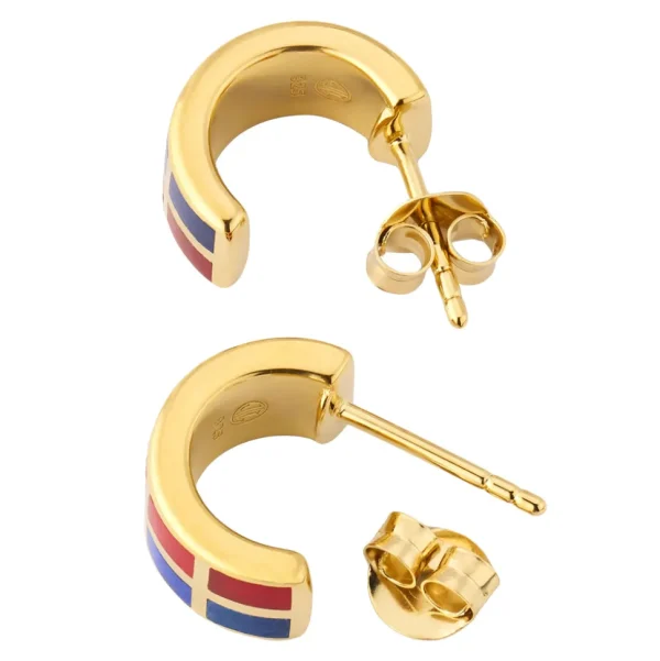 Dash Multicolor Sterling Huggie Earrings