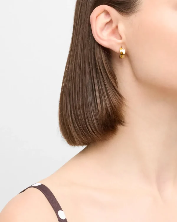 Dash Multicolor Sterling Huggie Earrings