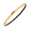Dash Rectangle Gold Vermeil Sterling Bangle Bracelet