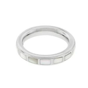 Dash Rectangle Sterling Stackable Ring