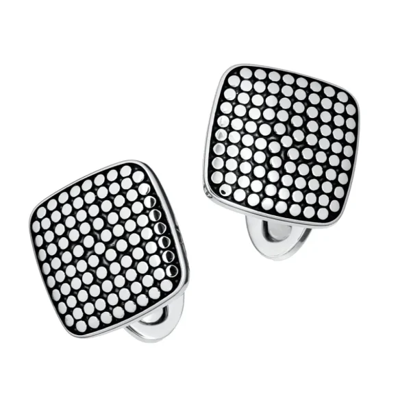 Dotted Square Sterling Cufflinks