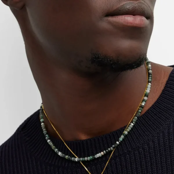 Emerald Beaded Necklace