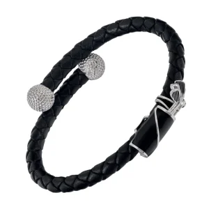 Enamel Golf Bag Sterling Spring Bracelet