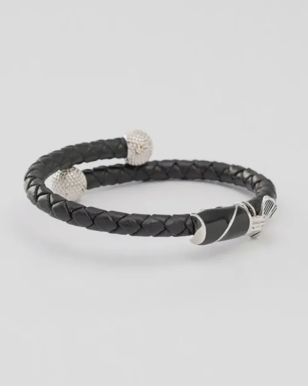 Enamel Golf Bag Sterling Spring Bracelet