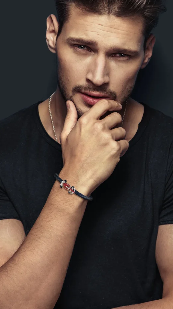 Enamel Race Car Sterling Spring Bracelet