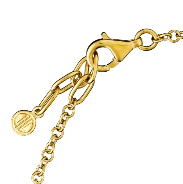 Five Station Gemstone Heart Sterling Silver Bracelet with 18K Gold Vermeil