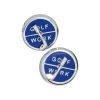 GOLF OR WORK? Spinner Sterling Silver Cufflinks